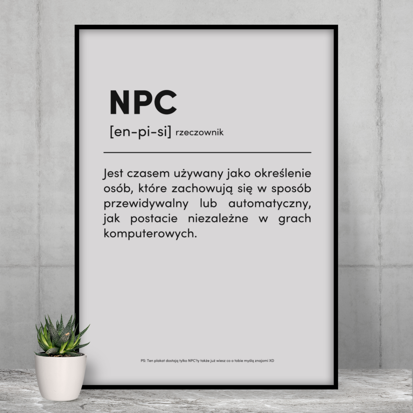 NPC - Plakat dla Gracza