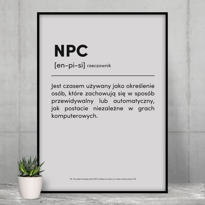NPC - Plakat dla Gracza