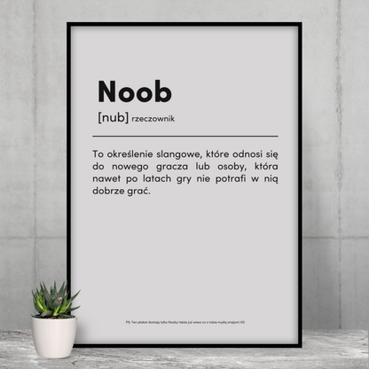 NOOB - Plakat dla Gracza