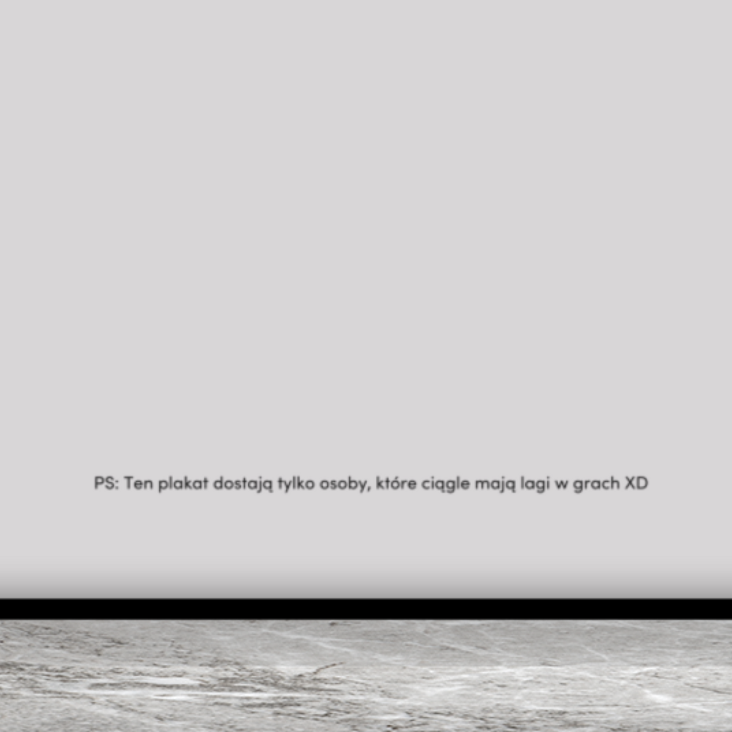 LAG - Plakat dla Gracza