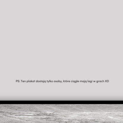 LAG - Plakat dla Gracza