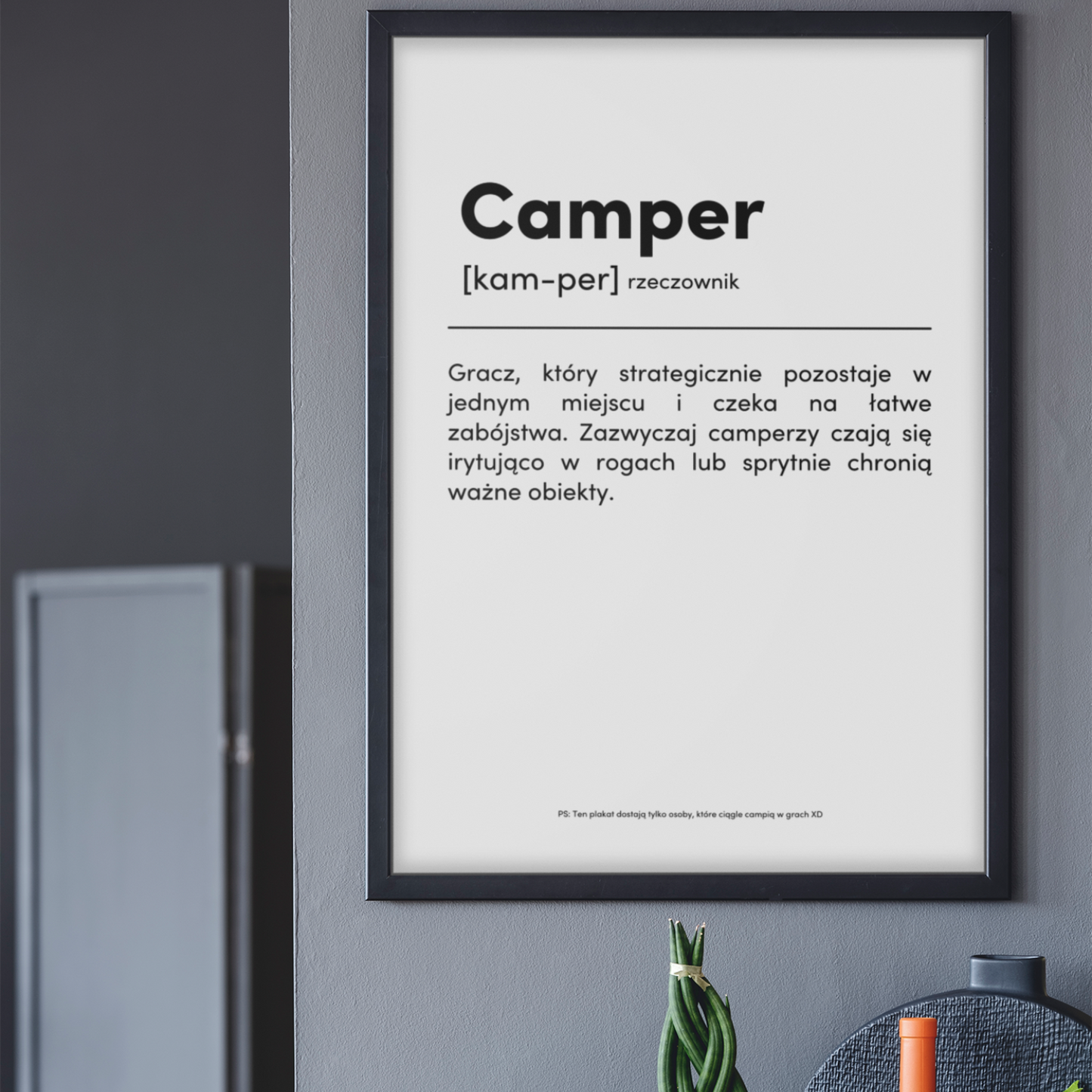 CAMPER - Plakat dla Gracza