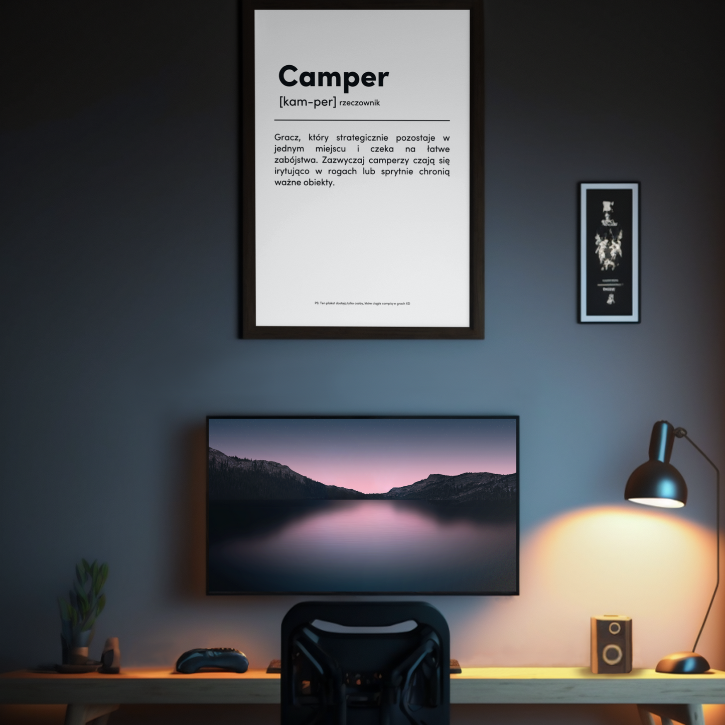 CAMPER - Plakat dla Gracza